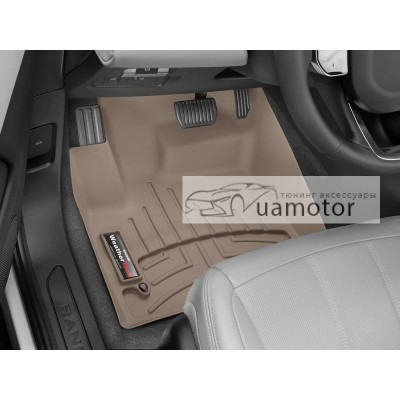 Килимки WeatherTech Range Rover Evoque 2020+ передні бежеві