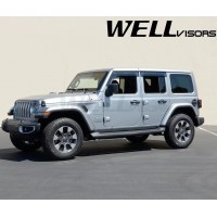 Дефлектори вікон Jeep Wrangler 2018+ WellVisors Дефлектори вікон Jeep Wrangler 2018+ WellVisors