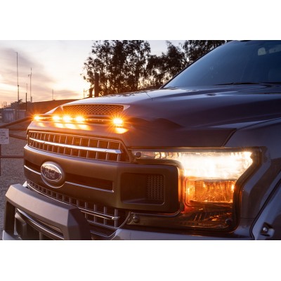 Дефлектор капота AVS Led Ford F150 2015+