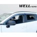 Дефлектори вікон з хром молдингом Toyota Rav4 2019+ Wellvisors