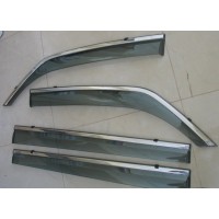 Дефлектори вікон з хром молдингом Pajero Wagon 4 