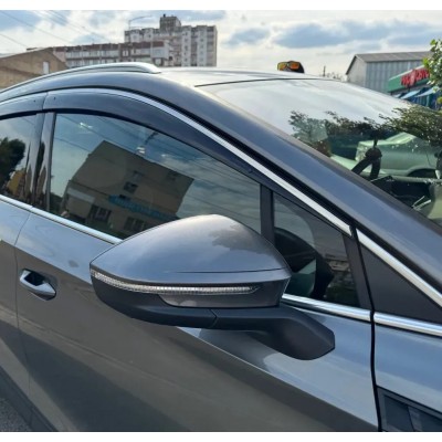 Дефлектори вікон з хром молдингом VW ID.4 Wellvisors