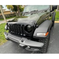 Дефлектор капота Jeep Wrangler 2018+ FormFit Дефлектор капота Jeep Wrangler 2018+ FormFit