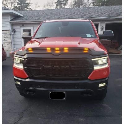 Дефлектор капота AVS Led Dodge Ram 2019+ Дефлектор капота AVS Led Dodge Ram 2019+