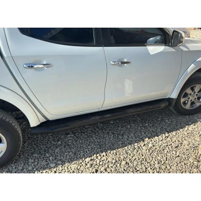 Пороги Amazon чорні Mitsubishi L200