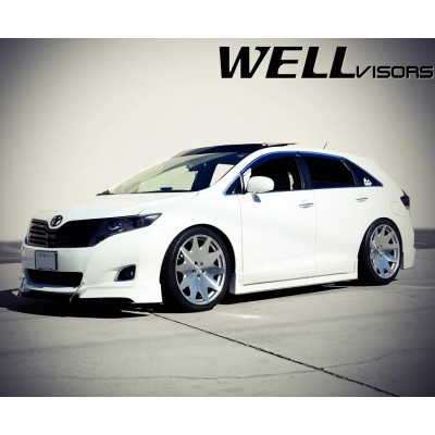 Дефлектори вікон з хром молдингом Toyota Venza 2009-2016 Wellvisors