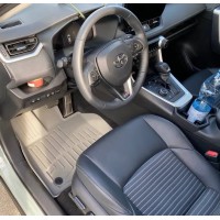 Килимки передні Toyota Rav4 2019+ WeatherTech HP сірі 