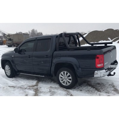 Дуги в кузов чорні Kobra VW Amarok