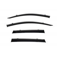 Дефлектори вікон з молдингом Toyota Corolla Cross Wellvisors Дефлектори вікон з молдингом Toyota Corolla Cross Wellvisors