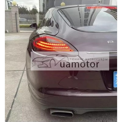 Задні Led ліхтарі чорні Porsche Panamera 2009-2013