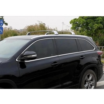 Перемички на рейлінги Toyota Highlander 2014+ сірі