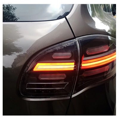 Задні Led ліхтарі чорні Porsche Cayenne 2011-2013 Задні Led ліхтарі чорні Porsche Cayenne 2011-2013