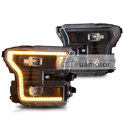 Передня Full Led оптика Ford F-150 2015-2018