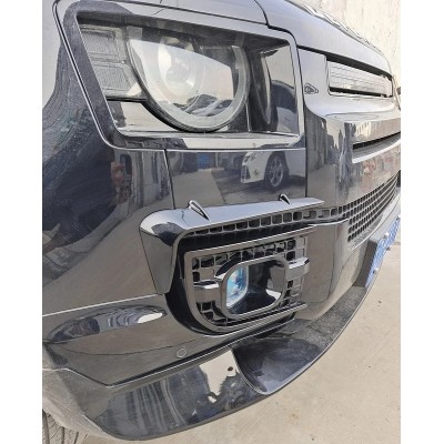 Накладки на передній бампер Land Rove Defender 2020+ Накладки на передній бампер Land Rove Defender 2020+