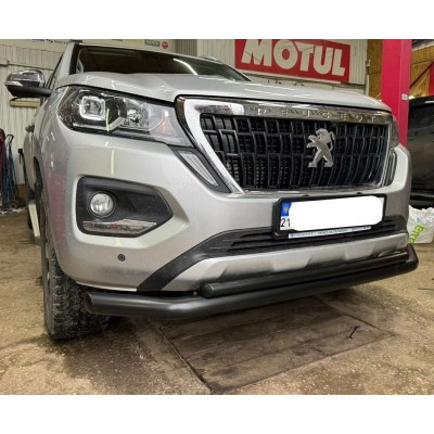 Захист бампера подвійний Peugeot Landtrek чорний Захист бампера подвійний Peugeot Landtrek чорний