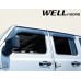 Дефлектори вікон Jeep Gladiator WellVisors