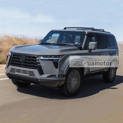 Перемички на рейлінги Lexus GX 550