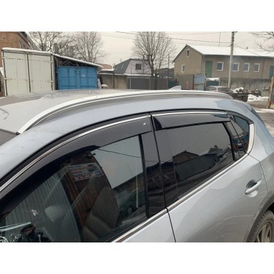 Рейлінги Mazda CX-5 2017+ сірі Рейлінги Mazda CX-5 2017+ сірі