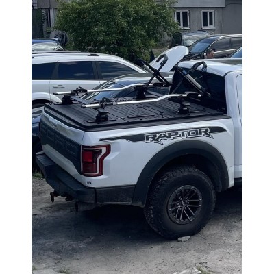 Рейлінги Thule на кришку кузова Ford F-150 Lightning Рейлінги Thule на кришку кузова Ford F-150 Lightning