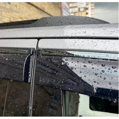 Дефлектори вікон з молдингом Jeep Grand Cherokee 2010+ Wellvisors